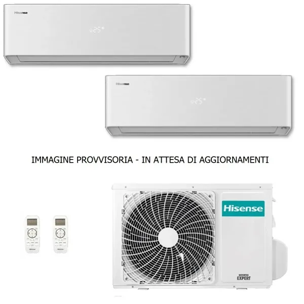 Hisense Duo Split Klimageräte Energy PRO X 12000+12000 Btu 3AMW72U4RJC QH35XV0AG QH35XV0AG Inverter WiFi R-32 QH-G-12+12+3AMW...