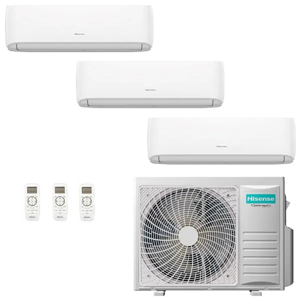 Hisense Trio Split Klimageräte 7+7+18 3AMW72U4RJC CF20YR04G CF20YR04G CF50BS04G Hi Comfort WiFi R-32 CF-G-7+7+18+3AMW72U4RJC