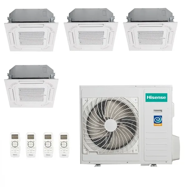 Hisense Quadri Split Kassettengerät 60x60 9+9+9+9 4AMW105U4RAA ACT26UR4RCC8 ACT26UR4RCC8 ACT26UR4RCC8 ACT26UR4RCC8 ACT-9+9+9+...