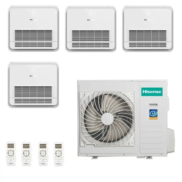 Hisense Quadri Split Klimageräte Fußboden 9+9+9+9 4AMW105U4RAA AKT26UR4RK8 AKT26UR4RK8 AKT26UR4RK8 AKT26UR4RK8 AKT-9+9+9+9+4A...