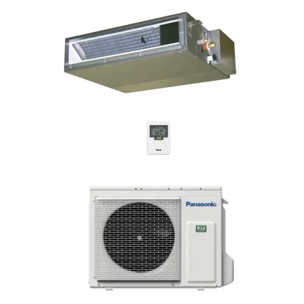 Panasonic 2.5 kW Mono Split CS-Z25UD3EAW CU-Z25UBEA Klimaanlagen Kanaleinbaugeräte Geringe Prävalenz 9000 Btu R-32 CS-Z25UD3E...