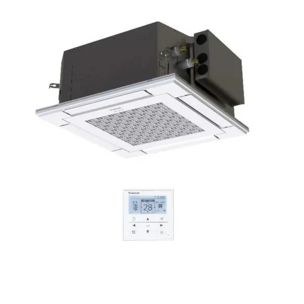 Panasonic 2.5 kW Inneneinheit S-25PY3E Klimaanlagen Kassettengerät 60 x 60 4 wege Steuerdraht 9000 Btu WiFi Optional R-32 S-2...