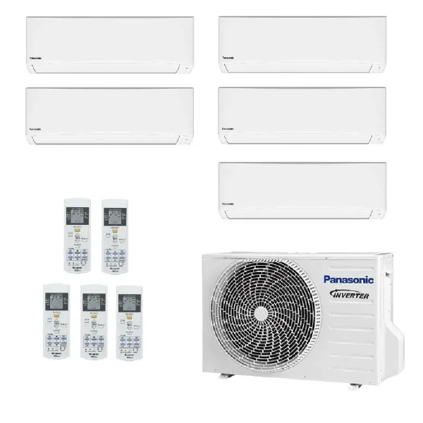 Klimaanlagen Panasonic Penta Split TZ Kompakt 7+7+7+7+7 btu CU-5Z90TBE