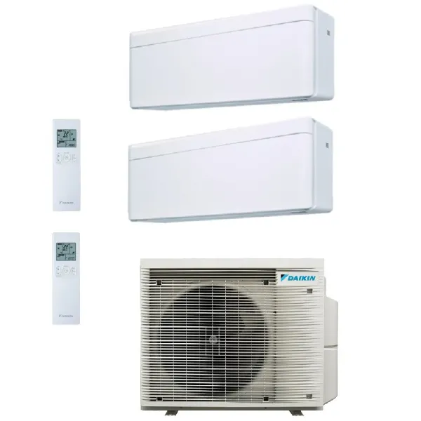 Daikin Duo Split Stylish 7000+7000 Btu 2MXM40A9 FTXA20CW FTXA20CW Klimaanlagen 2.0+2.0 kW WiFi R-32 Stylish Weiß FTXA-CW-7+7-...