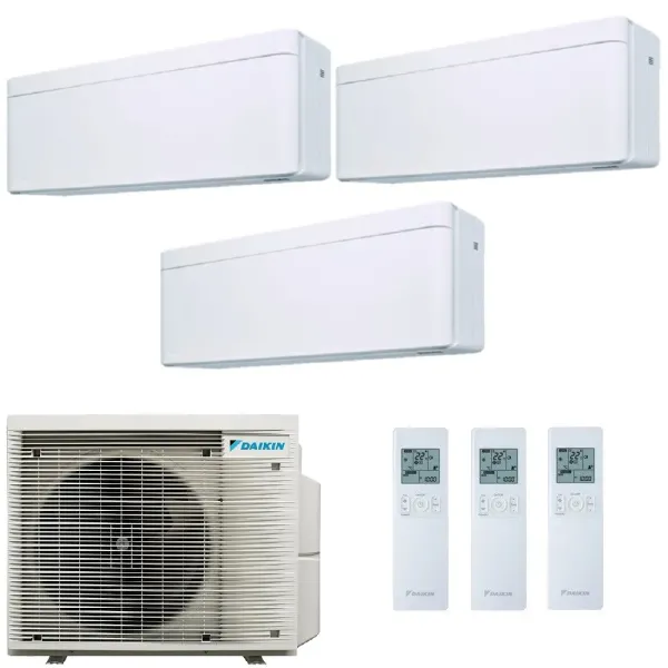 Daikin Trio Split Stylish 7+7+7 Btu 3MXM40A9 FTXA20CW FTXA20CW FTXA20CW Klimaanlagen Stylish Weiß 2.0+2.0+2.0 kW WiFi FTXA-CW...