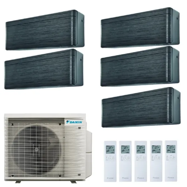 Daikin Penta Split 9+9+9+12+12 5MXM90A9 FTXA25BT FTXA25BT FTXA25BT FTXA35BT FTXA35BT Klimaanlagen Stylish Blackwood WiFi FTXA...