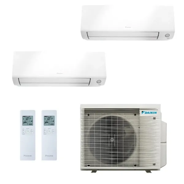 Daikin Duo Split Perfera 9000+9000 Btu 2MXM40A9 FTXM25A FTXM25A Klimaanlagen 2.5+2.5 kW WiFi R-32 Perfera All Seasons FTXM-A-...