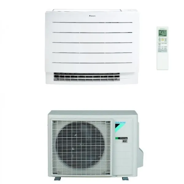 Daikin Mono Split Fußboden 18000 Btu FVXM50A9 RXM50A Klimaanlagen Weiß WiFi FVXM-A A++ A+ R-32 FVXM50A9+RXM50A