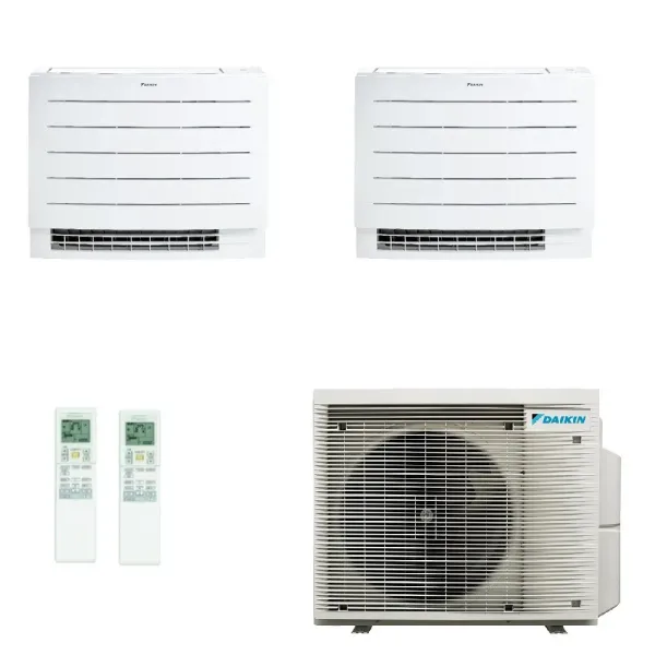 Daikin Duo Split Fußboden 9000+9000 Btu 2MXM40A9 FVXM25A9 FVXM25A9 Klimaanlagen Console WiFi Alexa-Google-Steuerung R-32 FVXM...