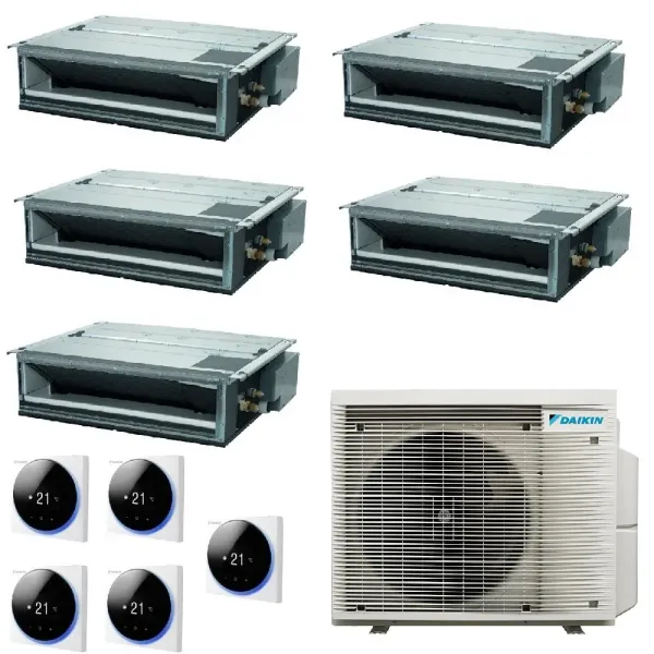 Daikin Penta Split Kanal 9+9+9+9+9 5MXM90A9 FDXM25F9 FDXM25F9 FDXM25F9 FDXM25F9 FDXM25F9 Klimaanlagen + Kabelsteuerung FDXM-F...