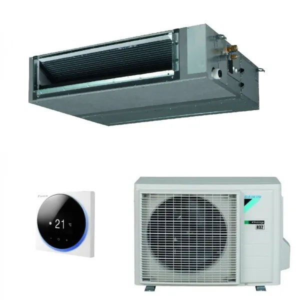 Daikin Mono Split Kanal 18000 Btu FBA50A9 RXM50R Klimaanlagen mit Drahtbefehl Madoka R-32 Mittlere Prävalenz FBA50A9+BRC1H52-...