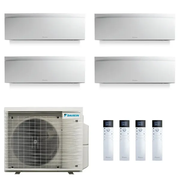 Daikin Quadri Split 7+7+7+7 Emura 4MXM68A9 FTXJ20AW FTXJ20AW FTXJ20AW FTXJ20AW Klimaanlagen Emura 3 Weiß WiFi FTXA-AW-7+7+7+7...