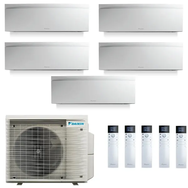 Daikin Penta Split 7+7+7+9+9 5MXM90A9 FTXJ20AW FTXJ20AW FTXJ20AW FTXJ25AW FTXJ25AW Klimaanlagen Emura 3 Weiß WiFi FTXA-AW-7+7...