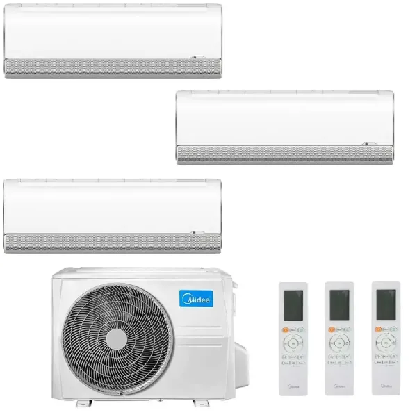 Midea Trio Split 9+9+9 Btu Breezeless+ M3OG-21HFN8-Q