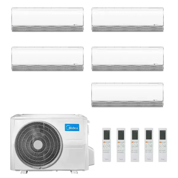 Midea Penta Split 9+9+9+9+9 Btu Breezeless+ M5OE-42HFN8-Q