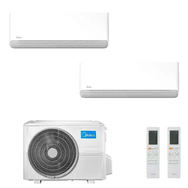 Midea Duo Split 9+9 Btu Breezeless E M2OH-14HFN8-Q