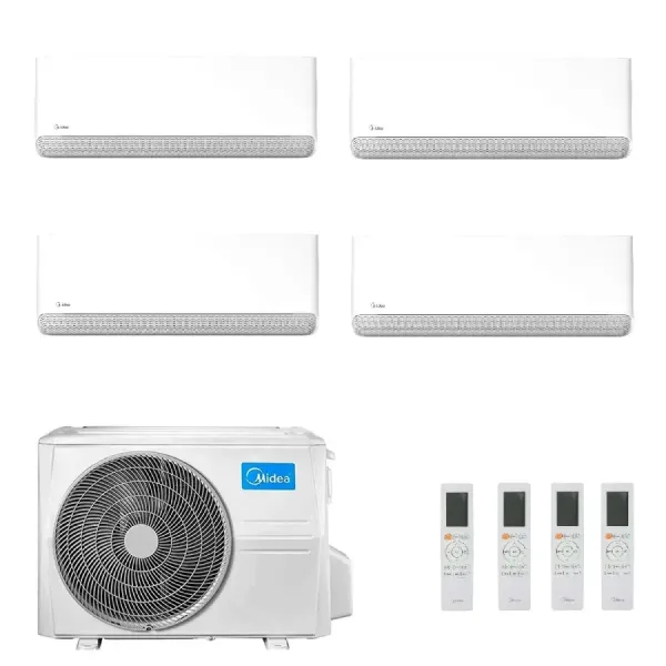 Midea Quadri Split 9+9+9+9 Btu Breezeless E M4OE-28HFN8-Q