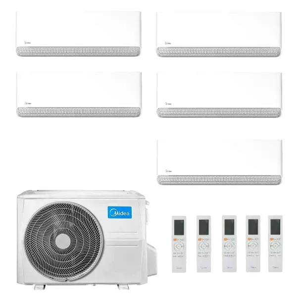 Midea Penta Split 9+9+9+9+9 Btu Breezeless E M5OE-42HFN8-Q