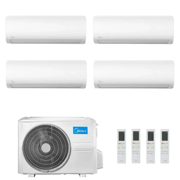 Midea Quadri Split 9+9+9+12 Btu Xtreme Pro WF M4OE-28HFN8-Q