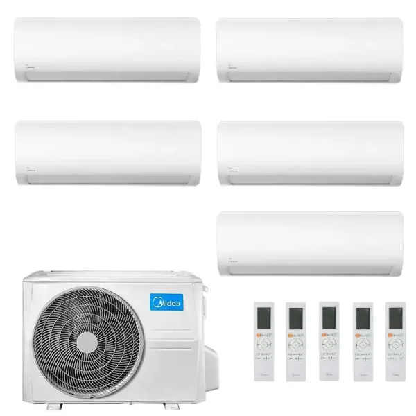 Midea Penta Split 9+9+9+9+9 Btu Xtreme Pro WF M5OE-42HFN8-Q