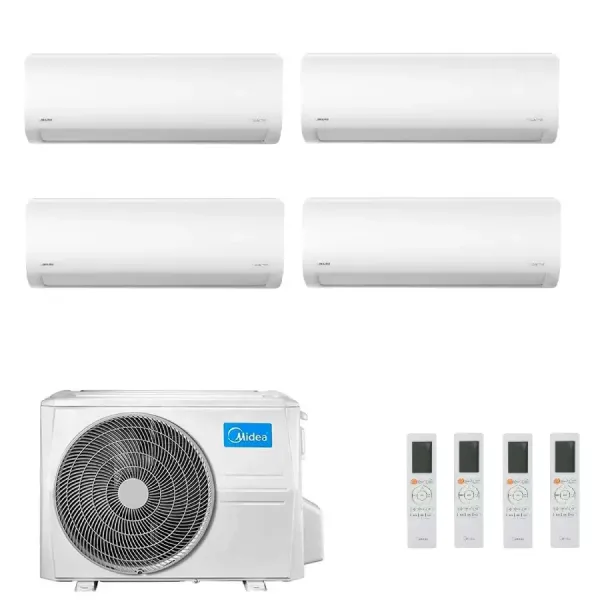 Midea Quadri Split 9+9+9+9 Btu Xtreme Pro GREEN M4OE-28HFN8-Q