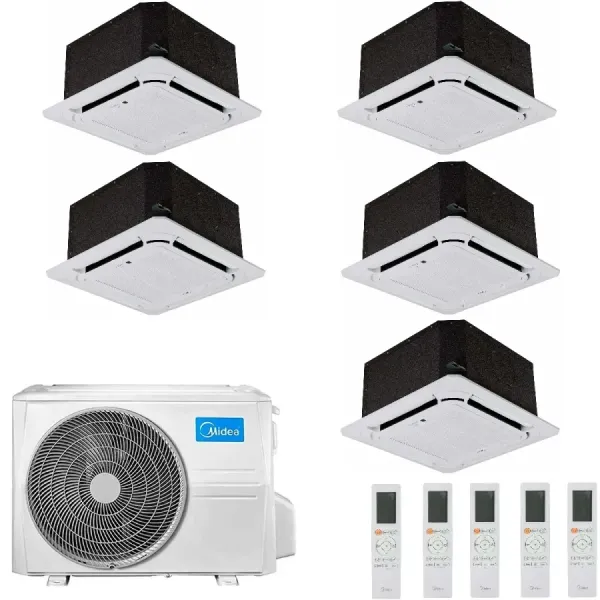 Midea Penta Split 9+9+9+9+9 Btu 4-Wege 60x60 M5OE-42HFN8-Q