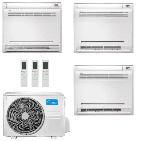 Midea Trio Split 12+12+12 Btu Console M3OA-27HFN8-Q