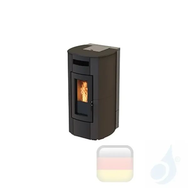 Ravelli Hydro Pelletofen HRV 250 CERAMICA 24.7 kW Beschichtungstyp keramic Schwarz A++ Ravelli-K0035AR0C-BLK