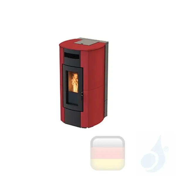 Ravelli Hydro Pelletofen HRV 250 CERAMICA 24.7 kW Beschichtungstyp keramic Bordeaux A++ Ravelli-K0035AR0C-BDX