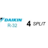 Quadri Split Klimageräte Daikin R32