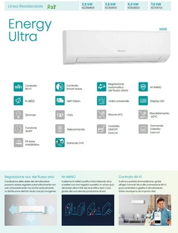 Klimageräte Hisense Inneneinheit 24000 Btu Serie Energy Ultra